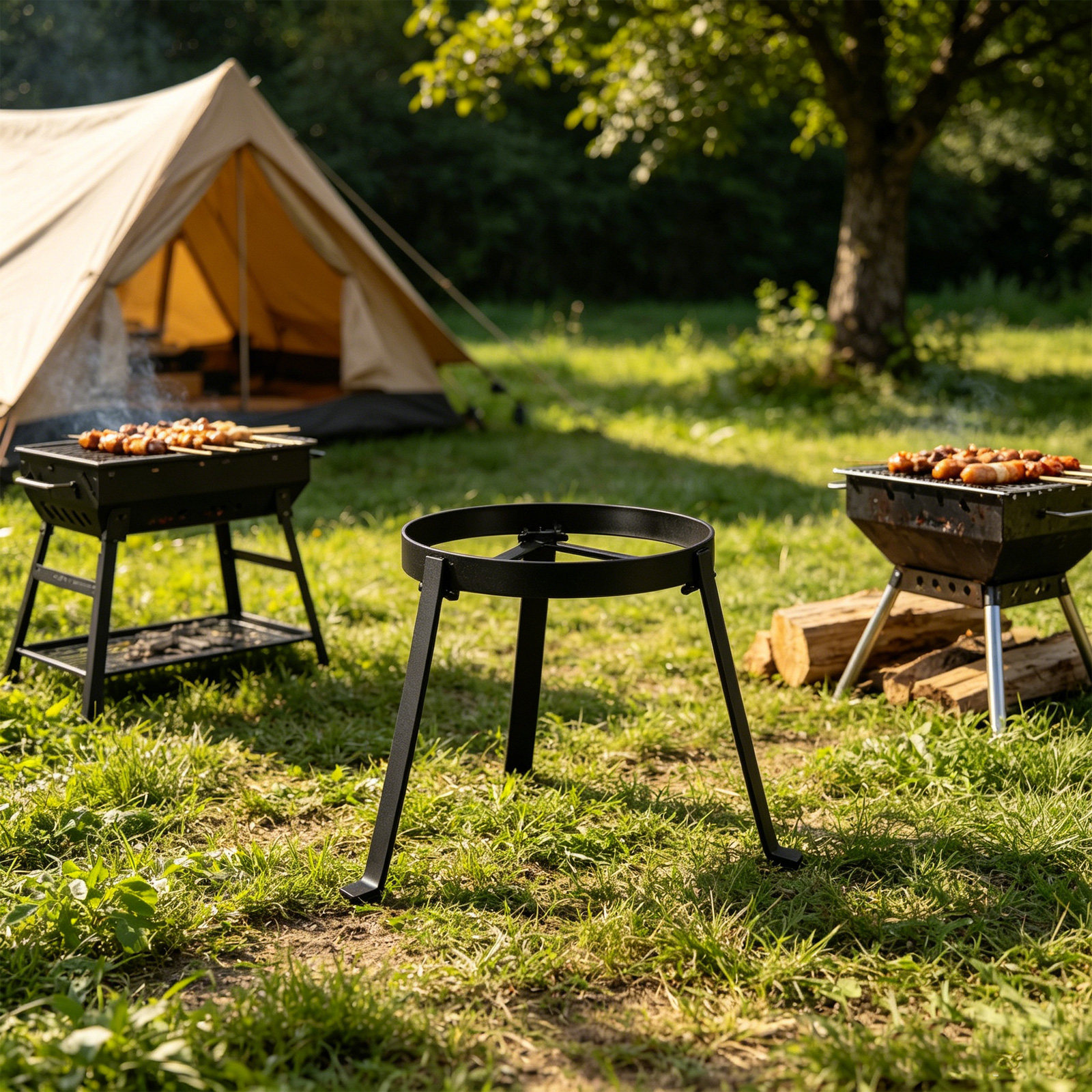 Portable Campfire Cooking Stan - Camping Cooking Over Fire recensione e prezzo