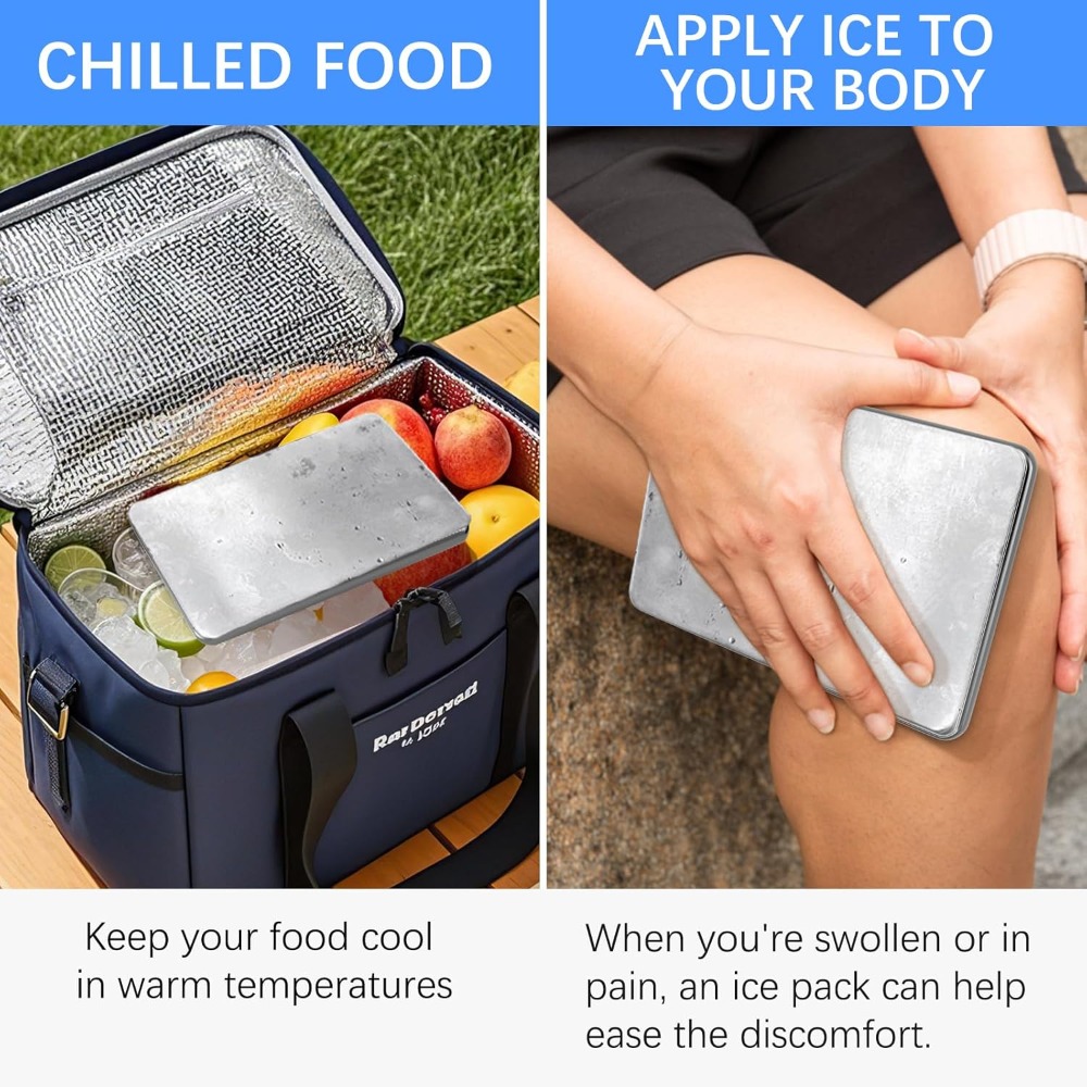 Stainless Steel Ice Pack for C - Camping Cooking Basket recensione e prezzo