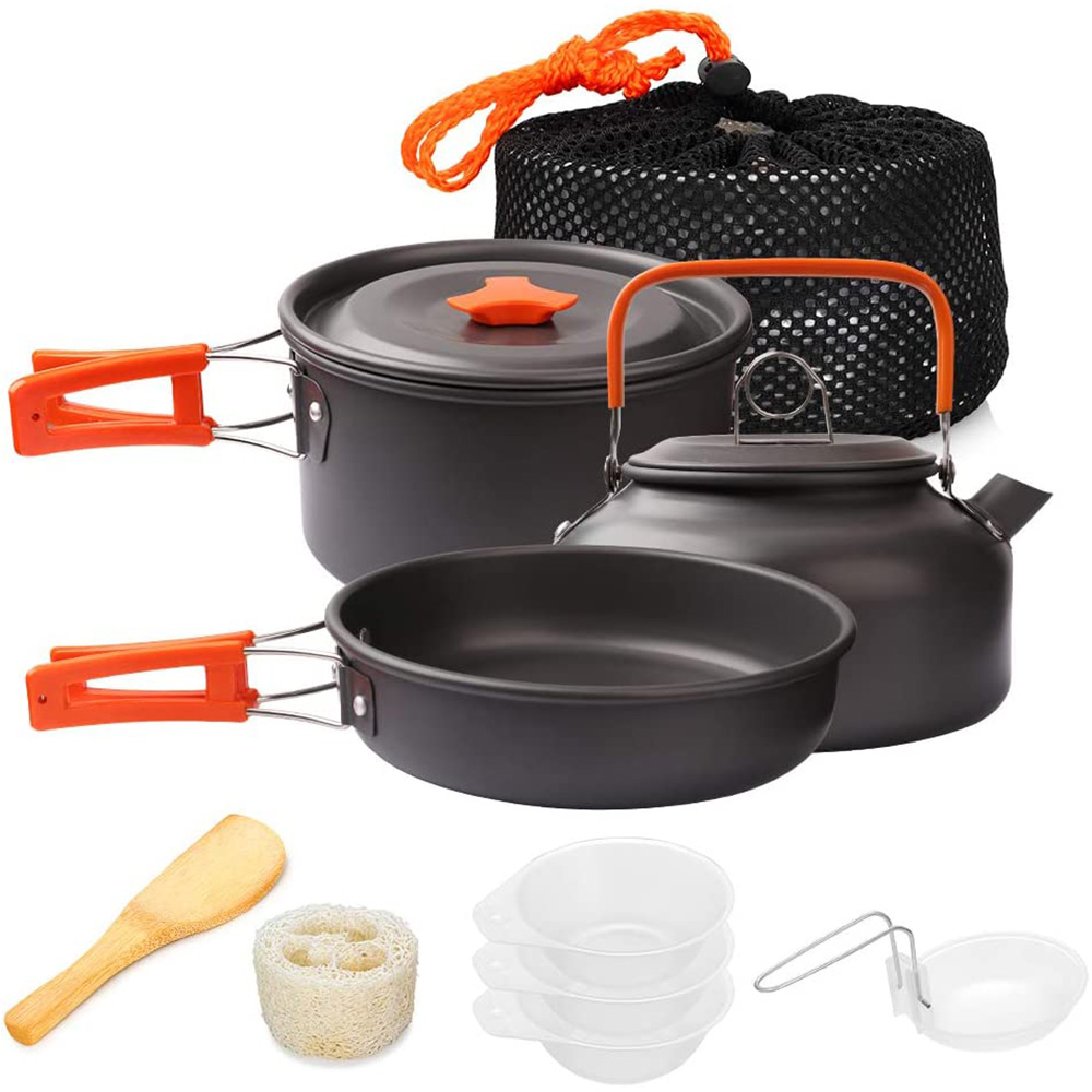 1pcs/1set Camping Cookware Kit - Camping Cooking Hardware recensione e prezzo