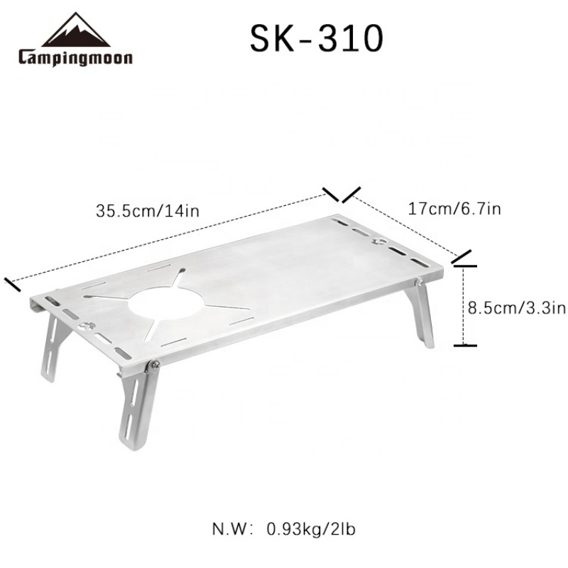CAMPINGMOON SK-310 Multifuncti - Camping Cooking Table With Windshield recensione e prezzo