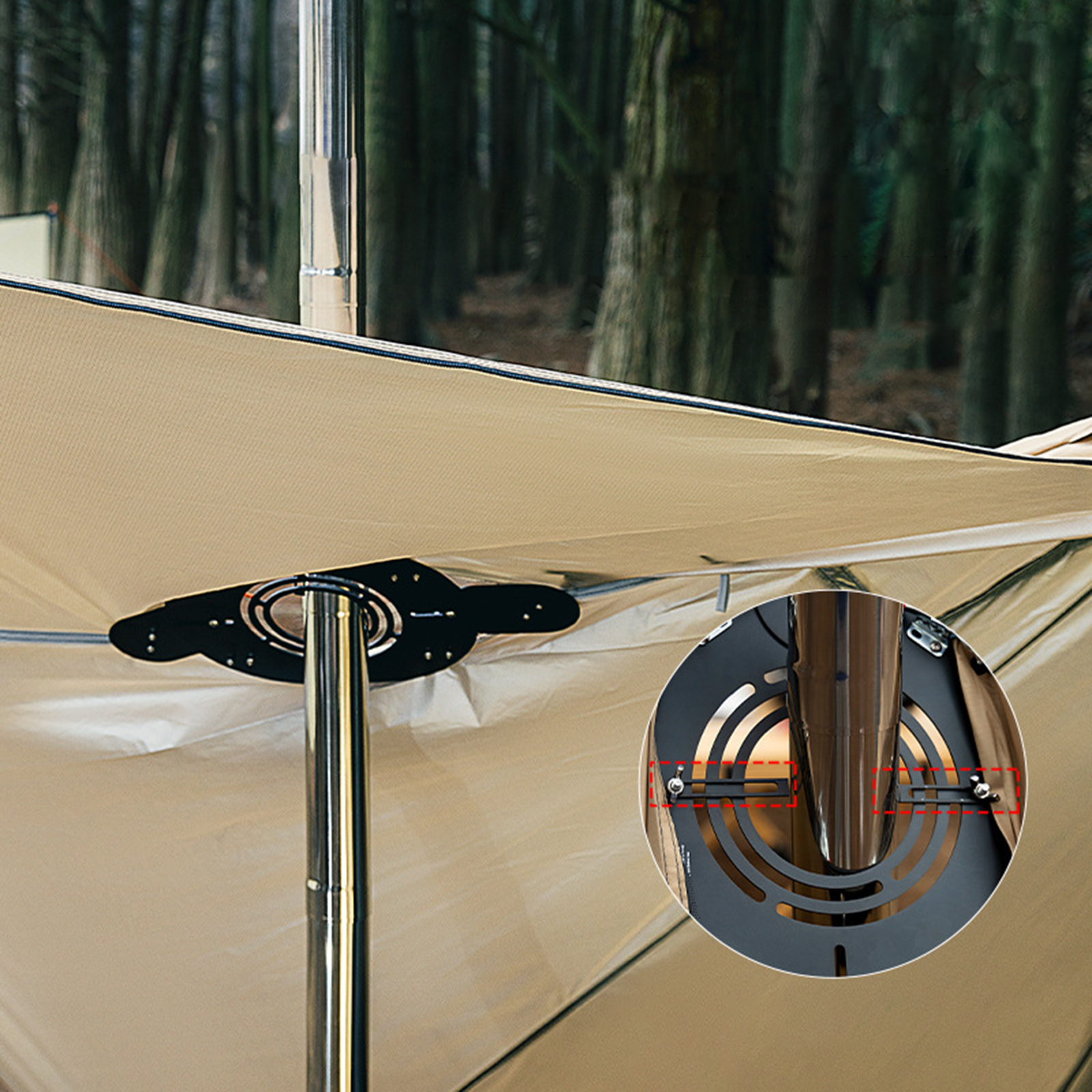 Aluminum Alloy with Chimney Ho - Camping Cooking Cover recensione e prezzo