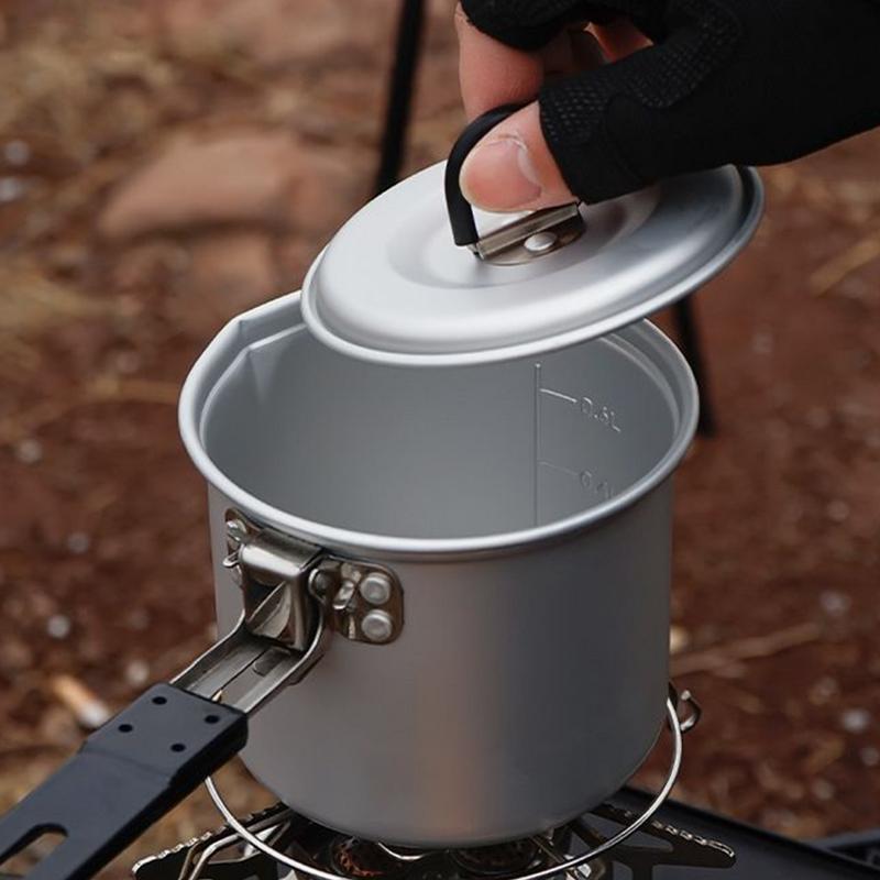 Foldable Camping Pot 700ml Alu - Camping Lightweight Cooking Pot recensione e prezzo