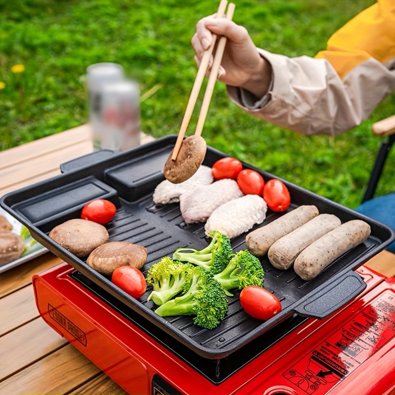 1 Piece Outdoor Square Nonstic - Camping Cooking Plate recensione e prezzo