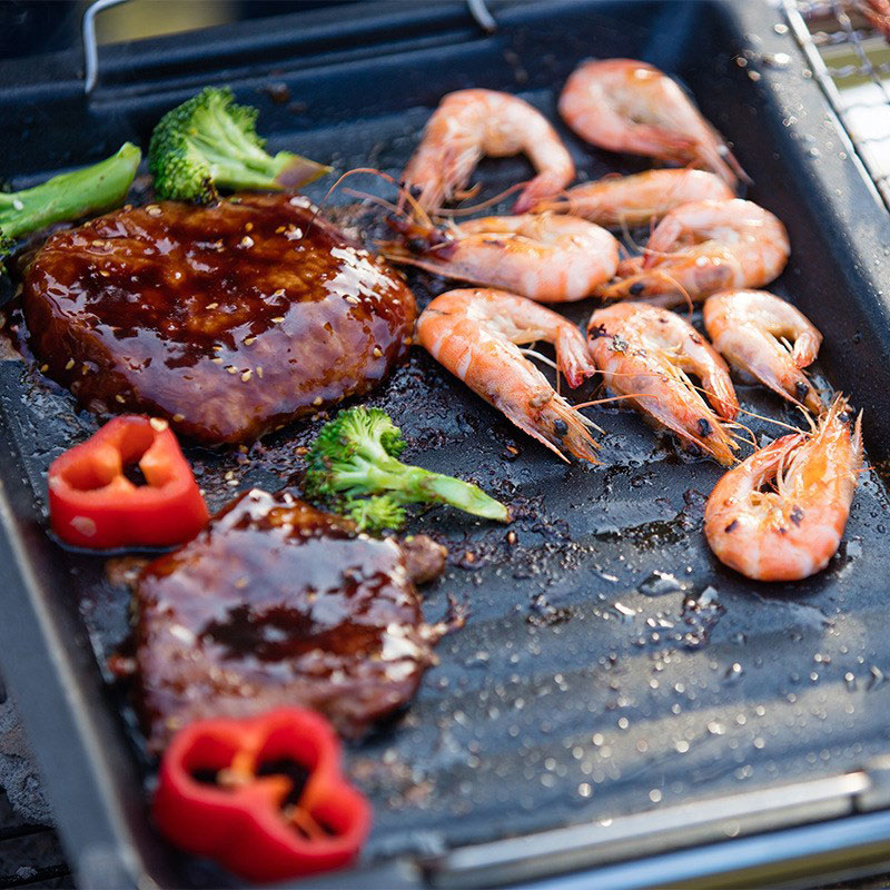 Outdoors Thick Square Grill Pa - Camping Cooking Plate recensione e prezzo