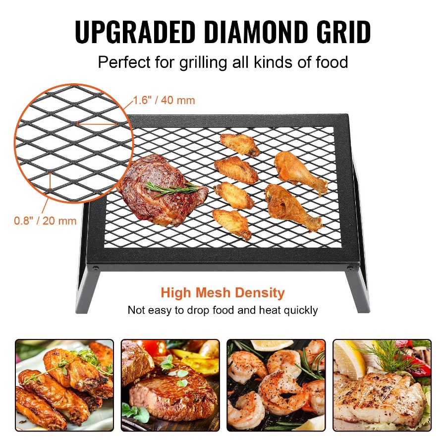 Folding Campfire Grill Heavy D - Camping Cooking Over Fire recensione e prezzo