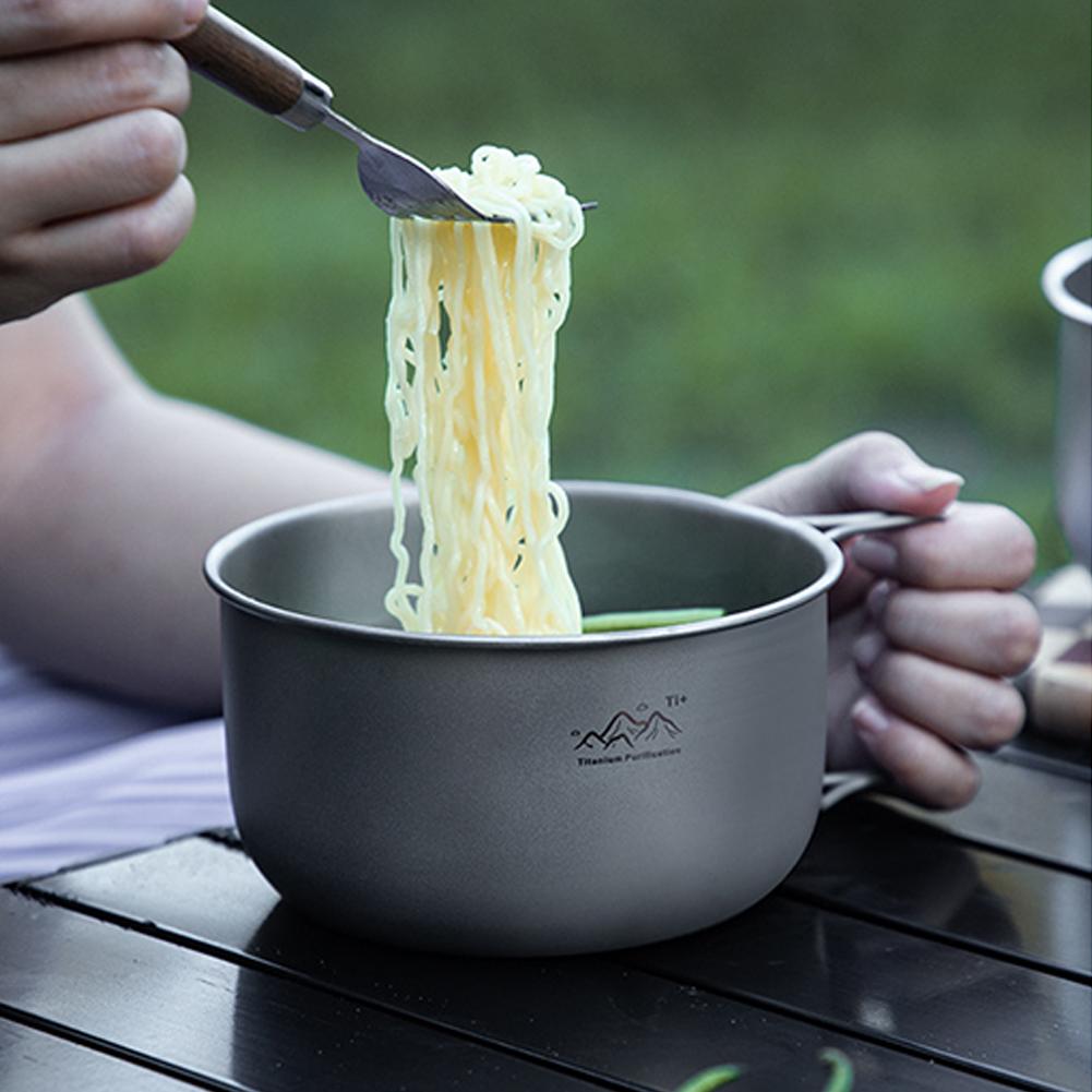Titanium Hanging Pot Lightweig - Camping Lightweight Cooking Pot recensione e prezzo