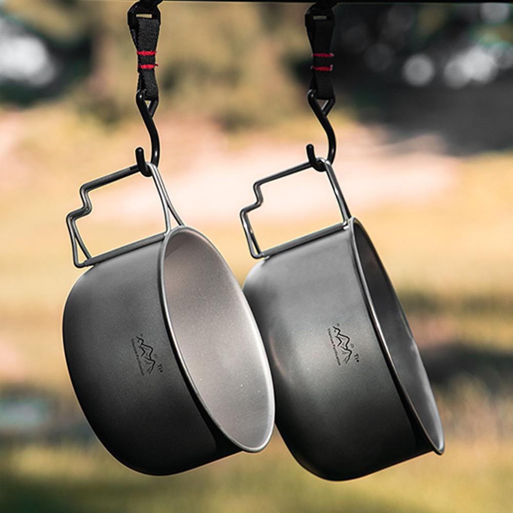 Titanium Hanging Pot Lightweig - Camping Lightweight Cooking Pot recensione e prezzo