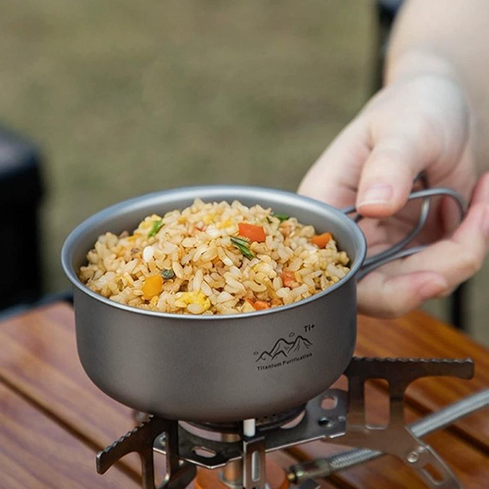 Titanium Hanging Pot Lightweig - Camping Lightweight Cooking Pot recensione e prezzo