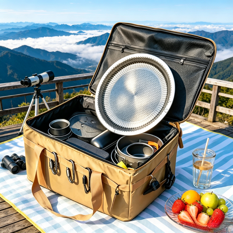 30L Khaki Foldable Oxford Tact - Camping Cooking Backpack recensione e prezzo