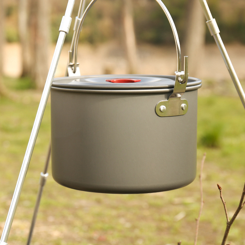 4L Camping Hanging Pots Campin - Camping Cooking Pot Tripod recensione e prezzo
