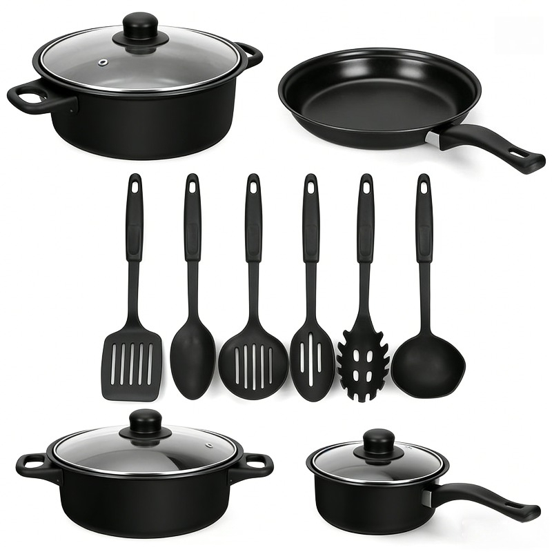13PCS Nonstick Cookware Set Ca - Camping Cooking Bundle recensione e prezzo