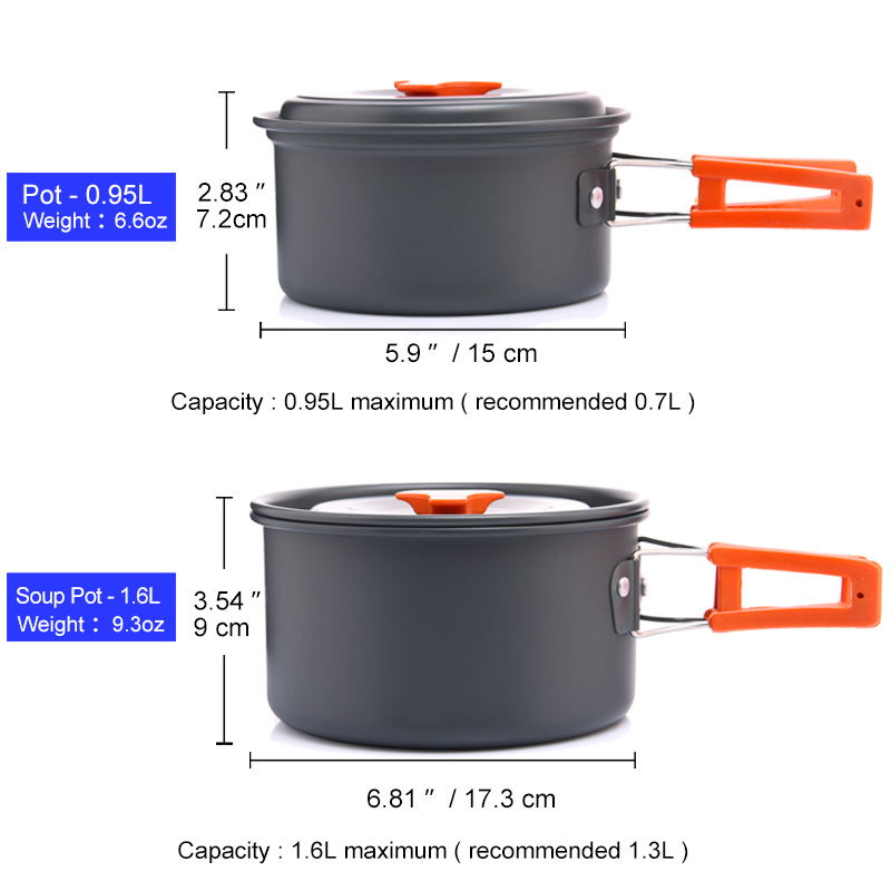 Widesea Camping Outdoor Cookwa - Camping Cooking Bundle recensione e prezzo