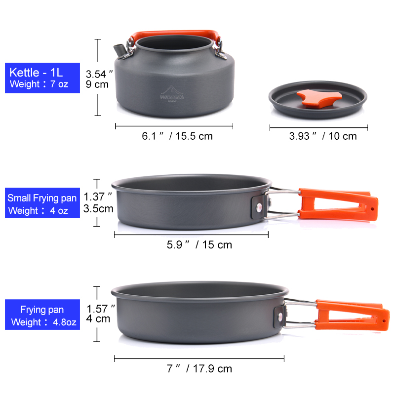 Widesea Camping Outdoor Cookwa - Camping Cooking Bundle recensione e prezzo