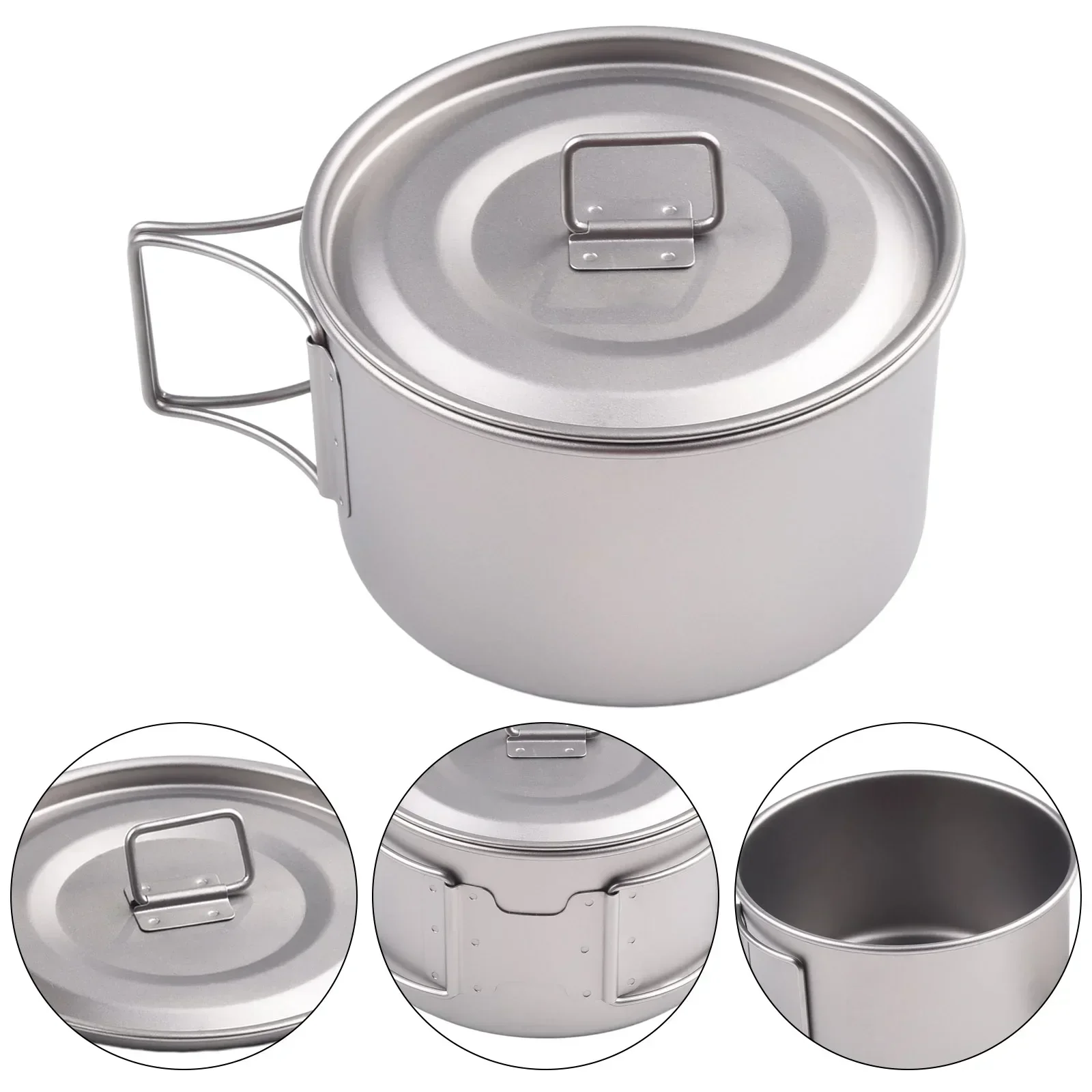 Titanium Bowl With Folding Han - Camping Cooking Hardware recensione e prezzo