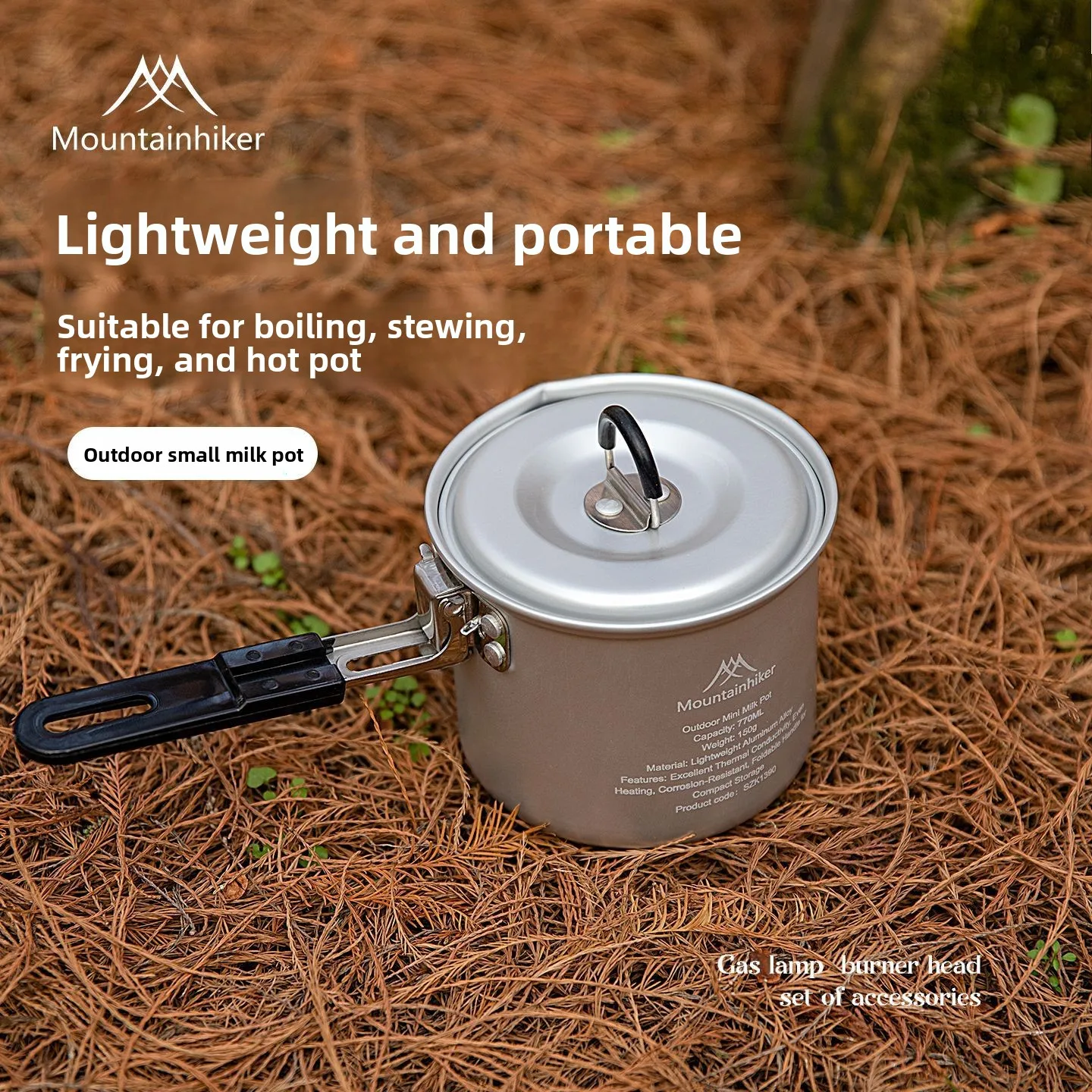 MOUNTAINHIKER Upgrade Milk Pot - Camping Lightweight Cooking Pot recensione e prezzo