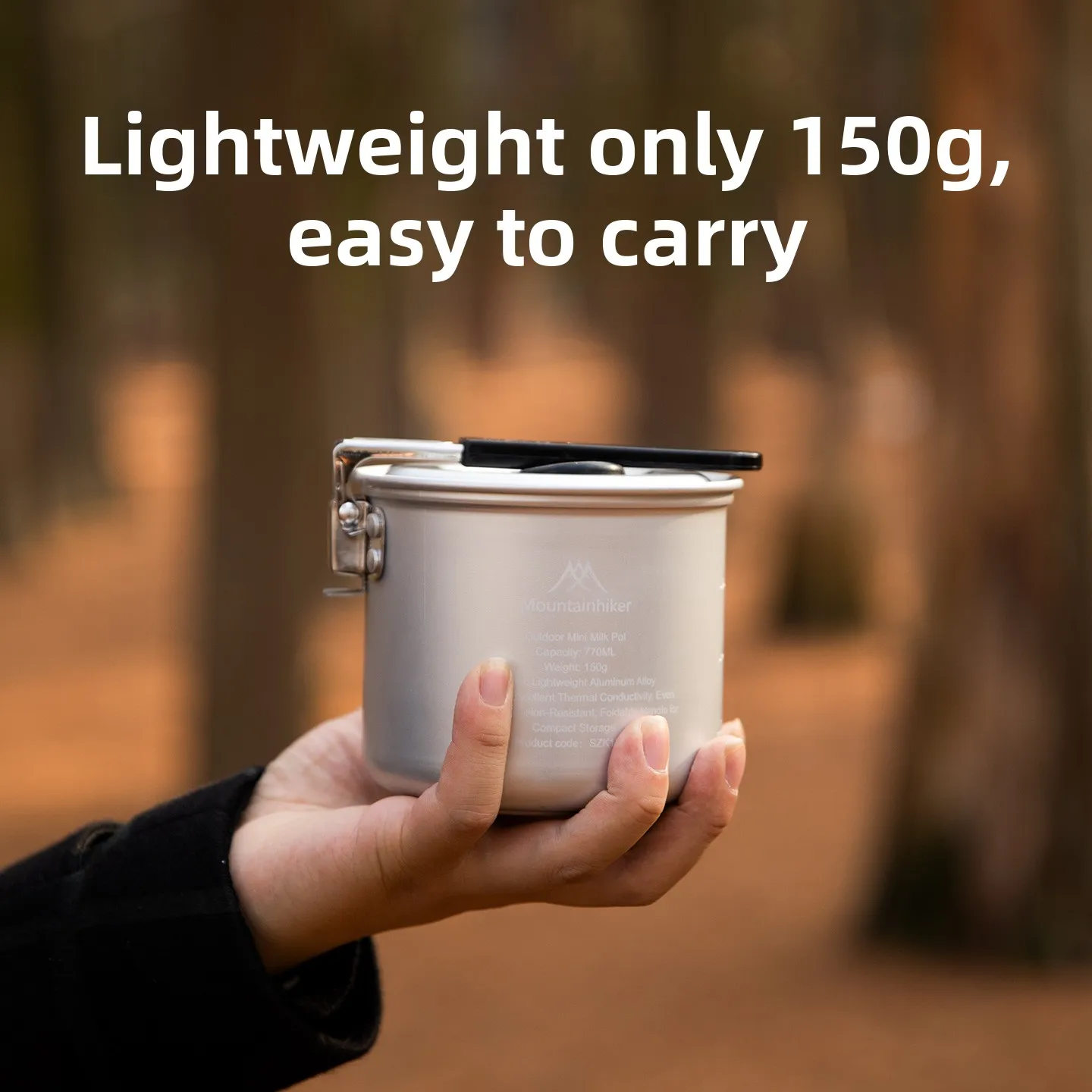 MOUNTAINHIKER Upgrade Milk Pot - Camping Lightweight Cooking Pot recensione e prezzo