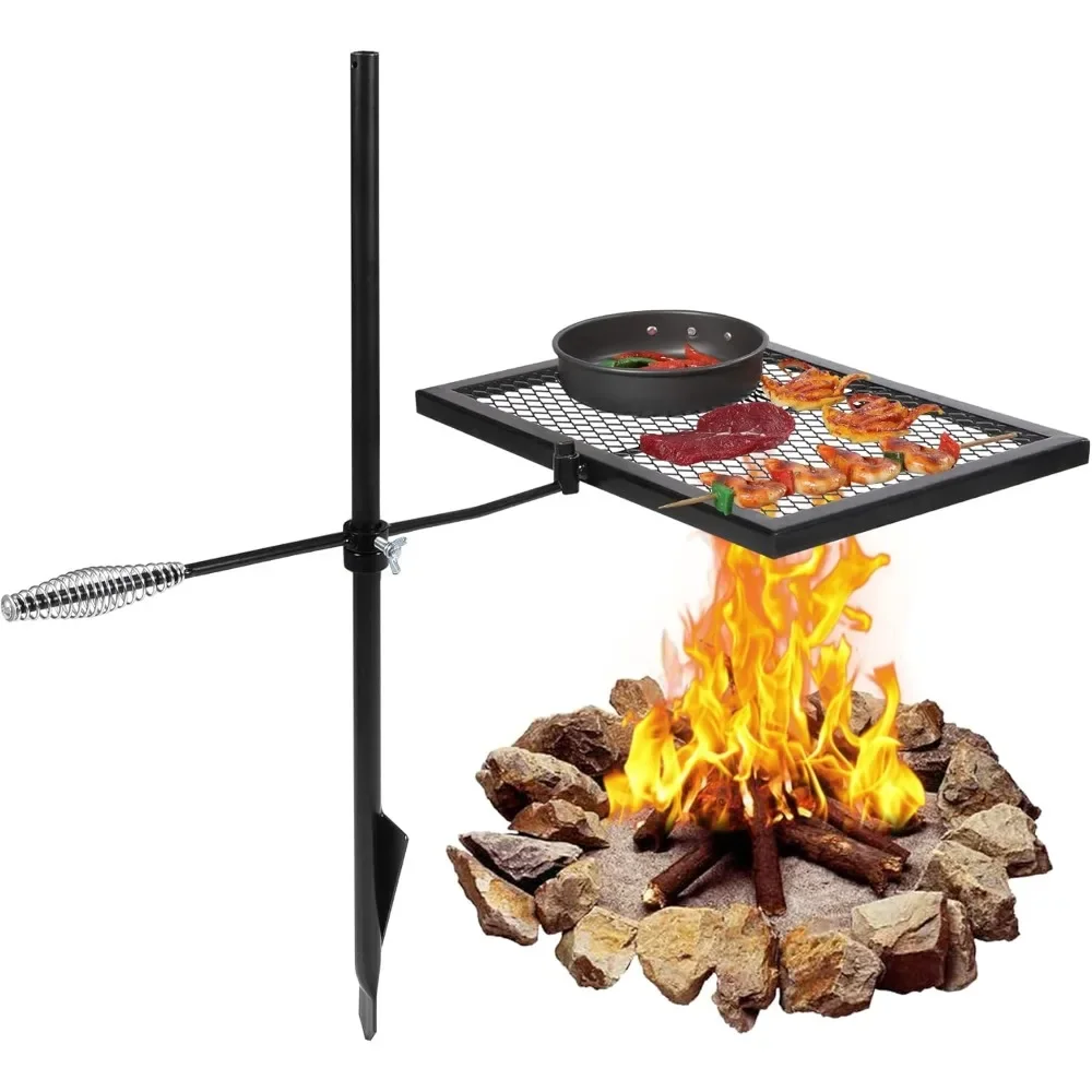 %a Swivel Campfire Grill Heavy - Camping Cooking Over Fire recensione e prezzo