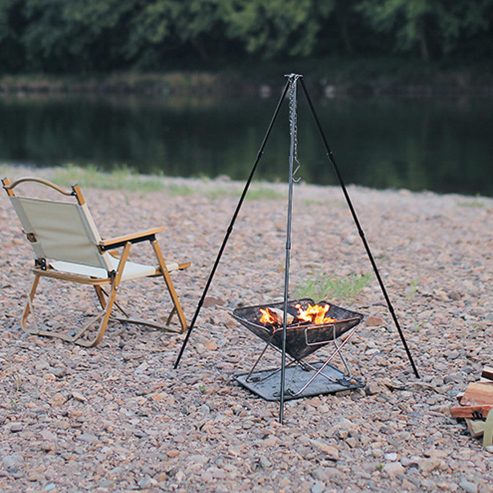Outdoor Large Bonfire Tripod P - Camping Cooking Pot Tripod recensione e prezzo