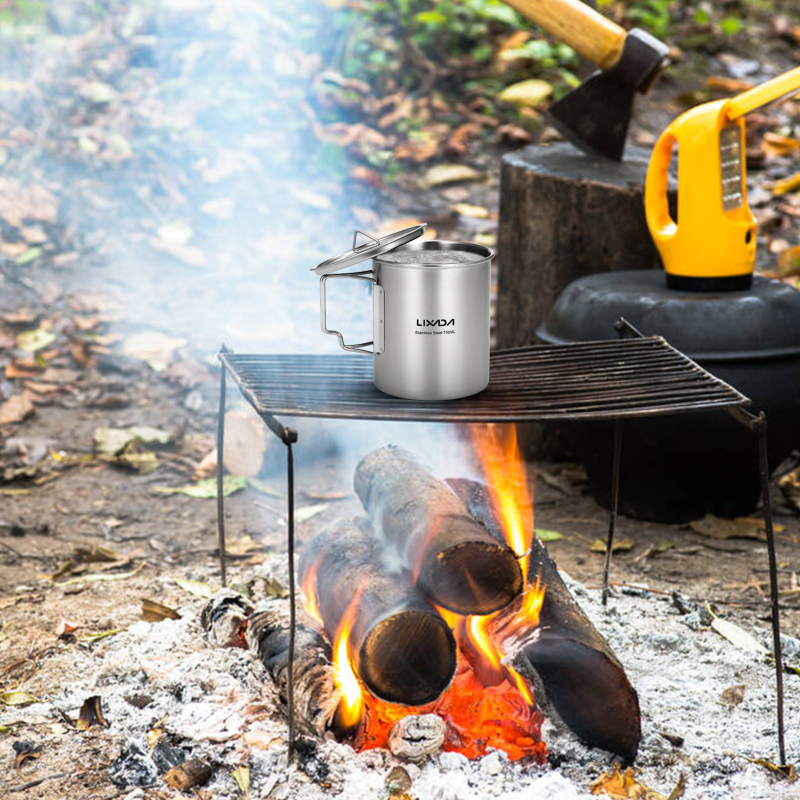 Lixada 750ml Cup Outdoor Stain - Camping Cooking Bundle recensione e prezzo