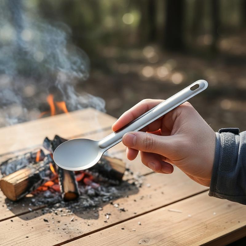 Portable Titanium Long Handle  - Camping Cooking Bundle recensione e prezzo