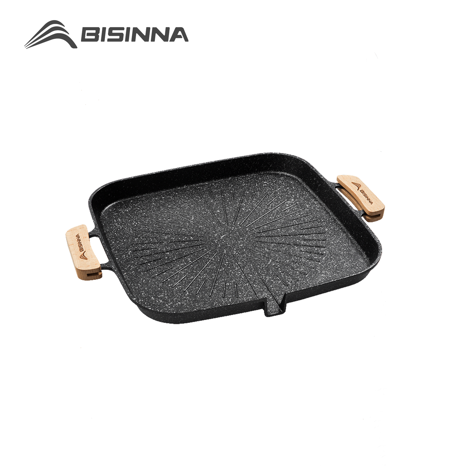 BISINNA Square BBQ Grill Pan N - Camping Cooking Plate recensione e prezzo