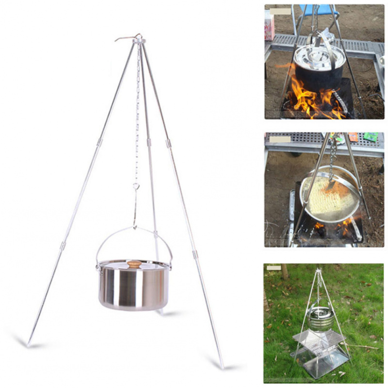 Outdoor Winter Camping Campfir - Camping Cooking Pot Tripod recensione e prezzo