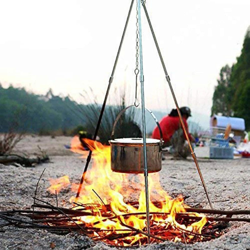 Outdoor Winter Camping Campfir - Camping Cooking Pot Tripod recensione e prezzo