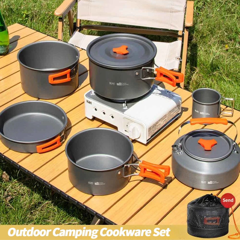 Camping Cookware Set Outdoor C - Camping Cooking Basket recensione e prezzo