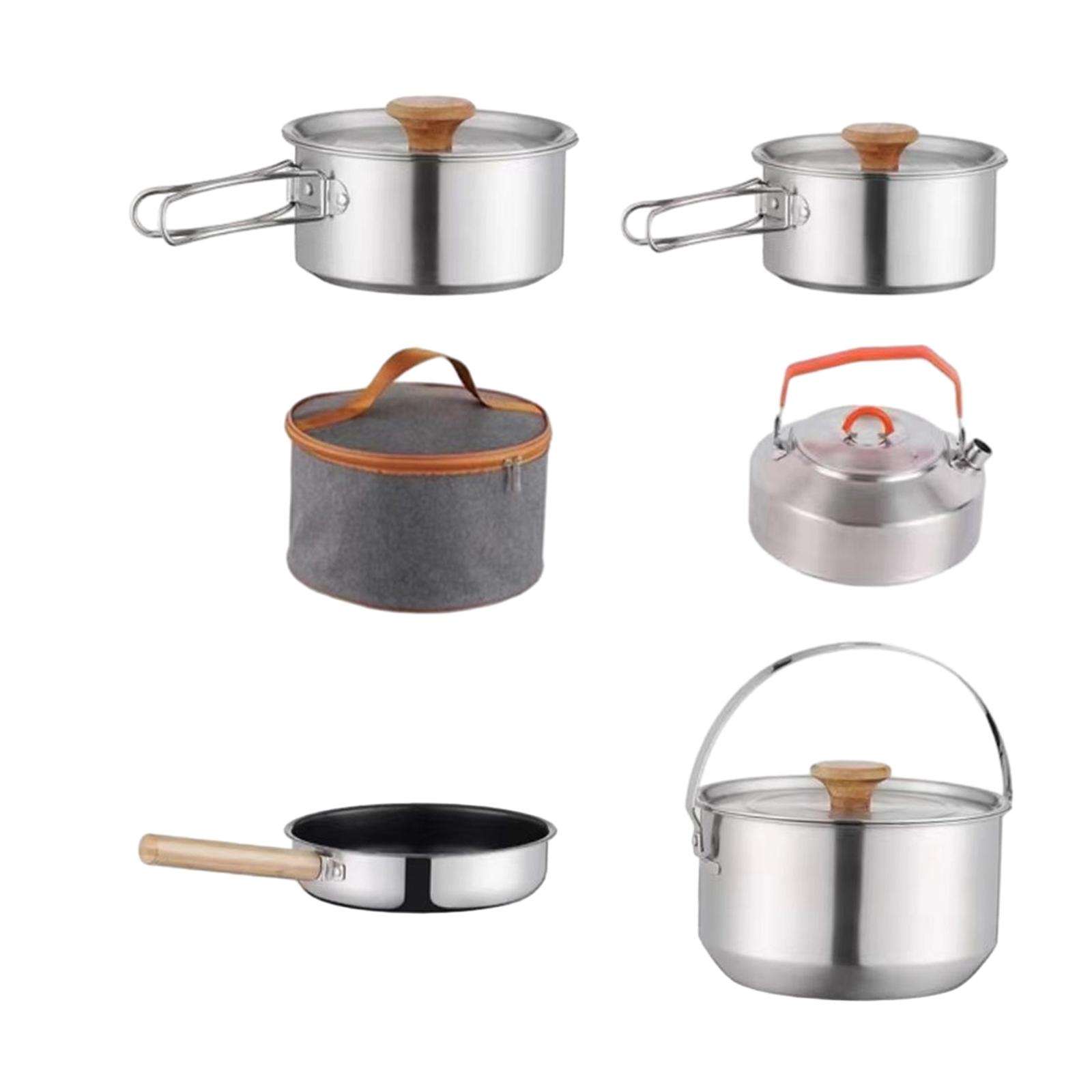 Camping Cookware Kit Outdoor P - Camping Lightweight Cooking Pot recensione e prezzo