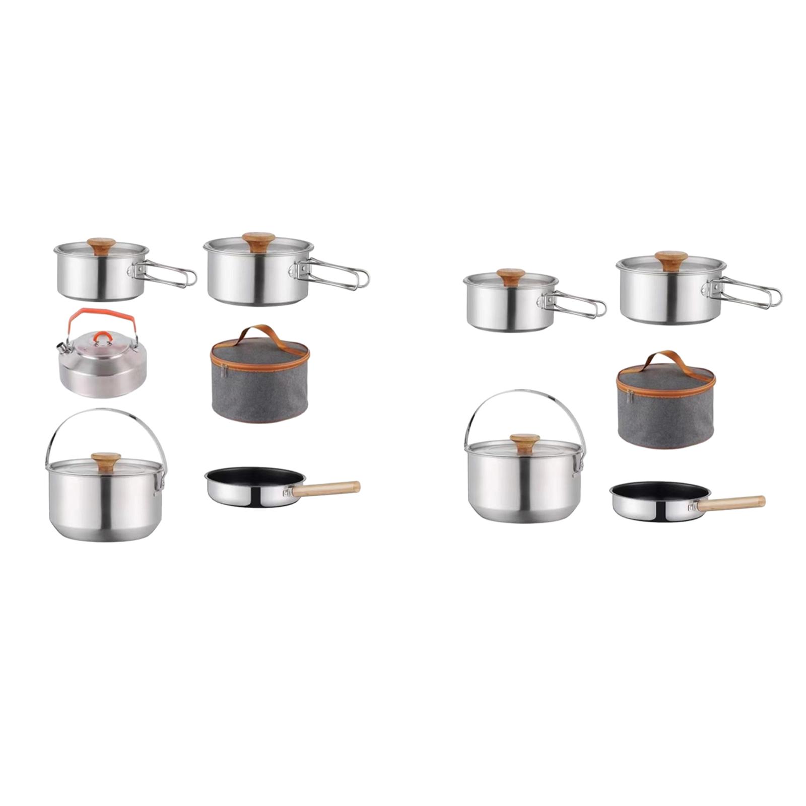 Camping Cookware Kit Outdoor P - Camping Lightweight Cooking Pot recensione e prezzo