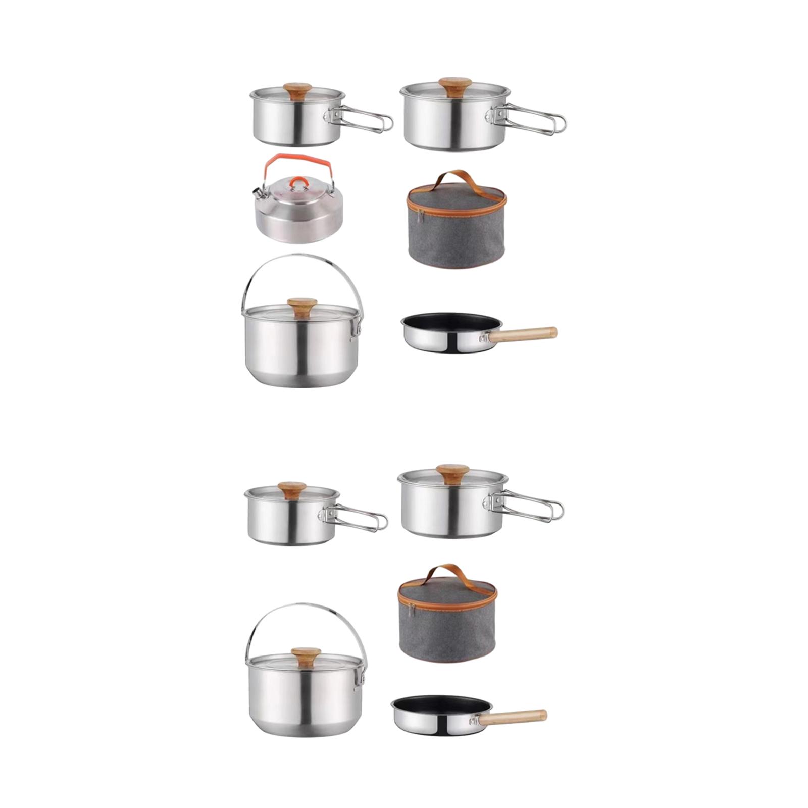 Camping Cookware Kit Outdoor P - Camping Lightweight Cooking Pot recensione e prezzo