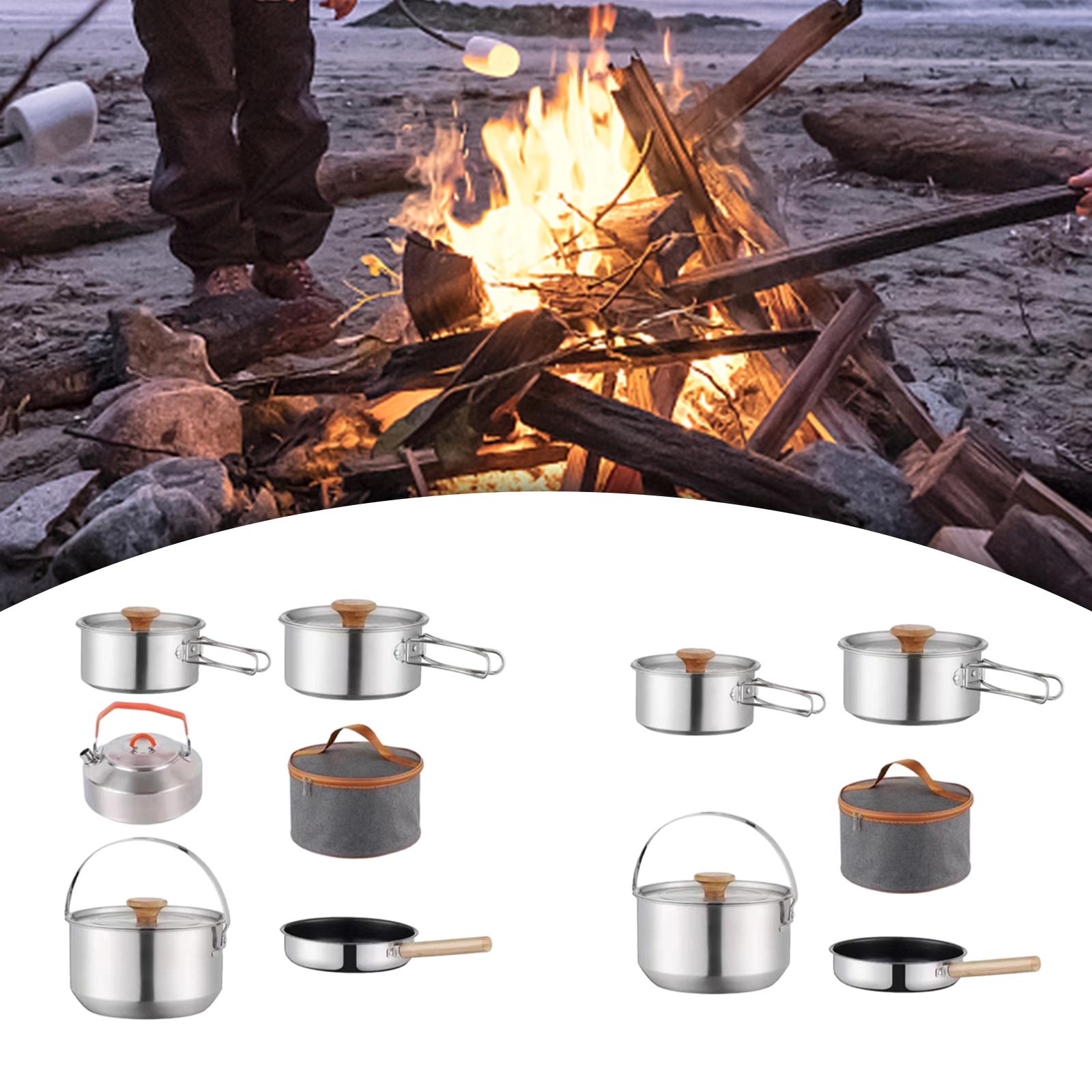 Camping Cookware Kit Outdoor P - Camping Lightweight Cooking Pot recensione e prezzo