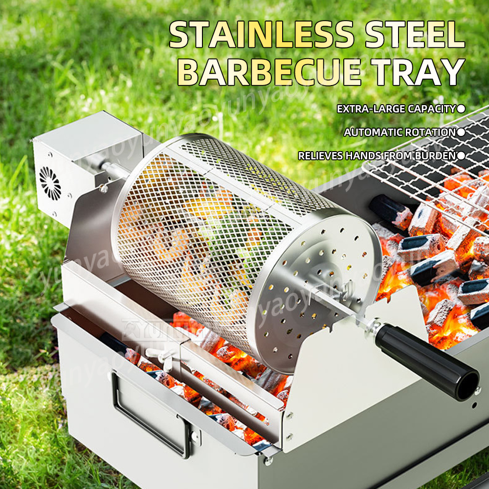 Round Grill Basket Camping BBQ - Camping Cooking Basket recensione e prezzo