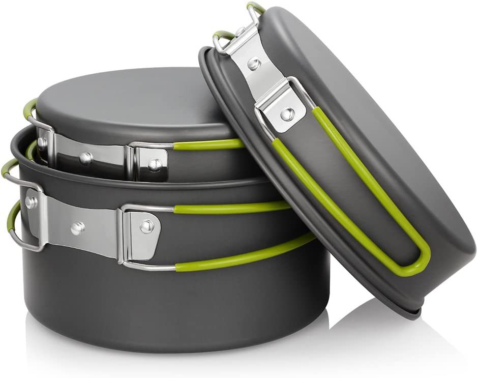 Outdoor cooking pot camping ut - Camping Cooking Set For 4 recensione e prezzo