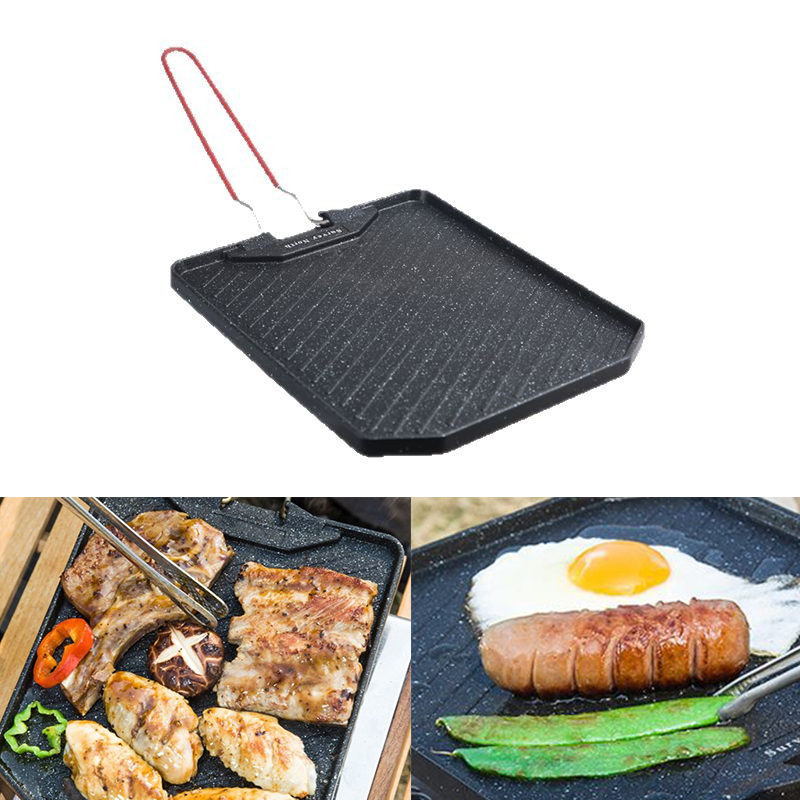 Outdoor camping barbecue pan H - Camping Cooking Plate recensione e prezzo
