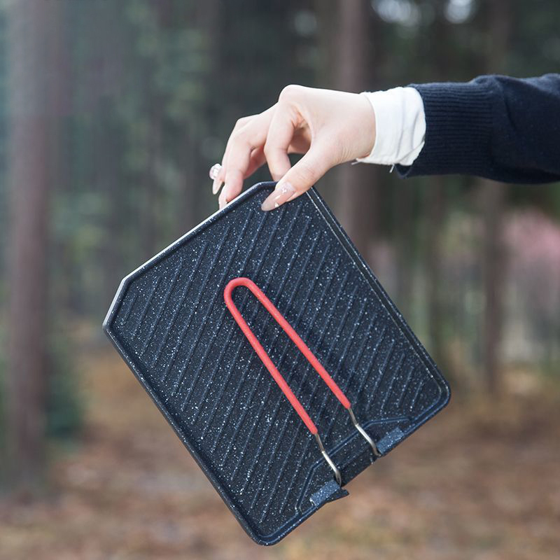 Outdoor camping barbecue pan H - Camping Cooking Plate recensione e prezzo