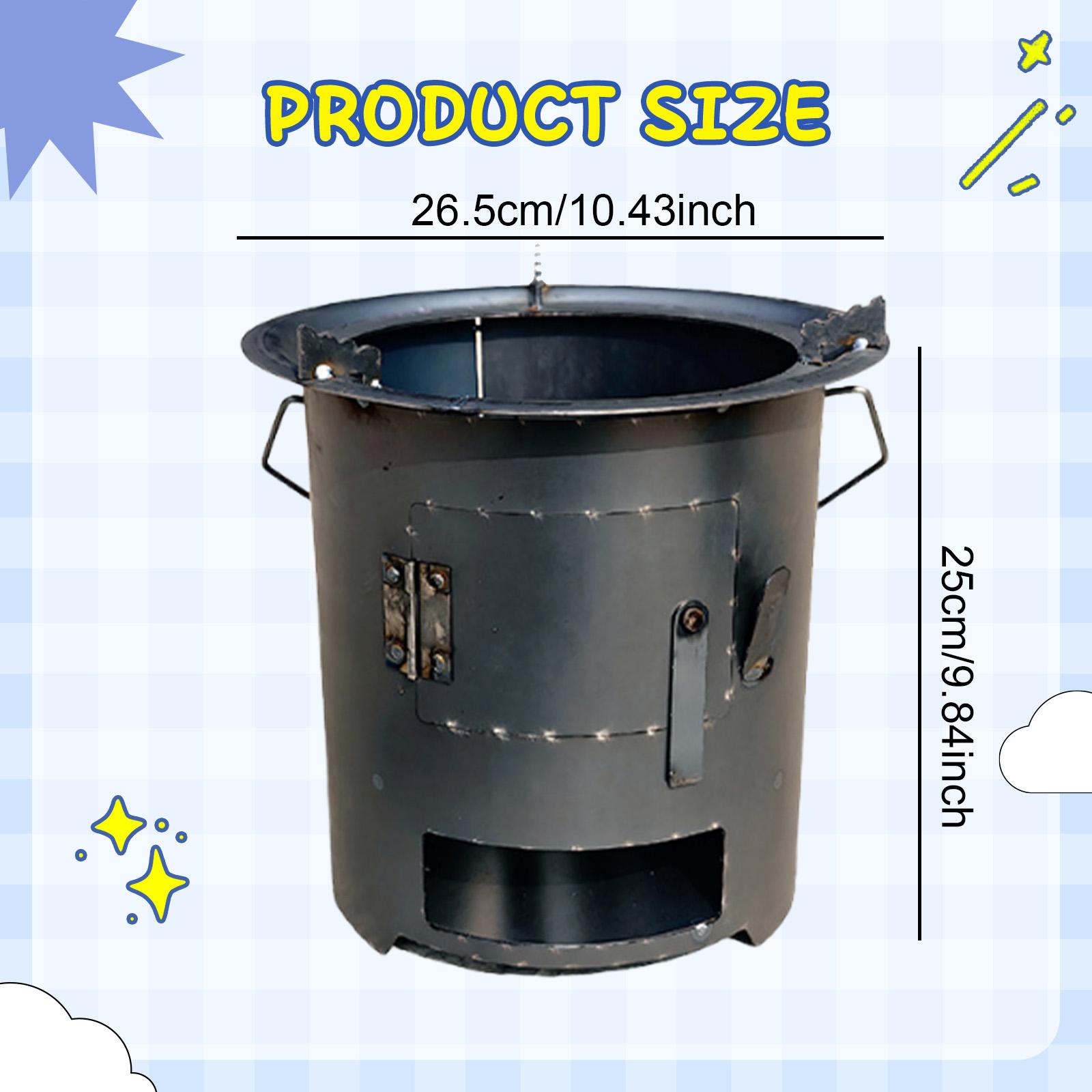 Wood Burning Furnace Cookware  - Camping Cooking Fire Pit recensione e prezzo