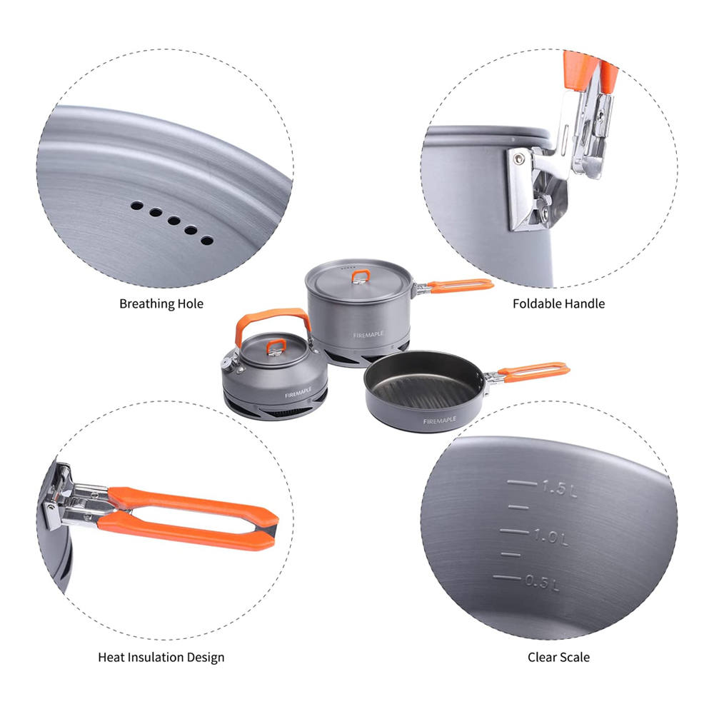 Fire Maple Camping Cookware Ut - Camping Cooking Bundle recensione e prezzo