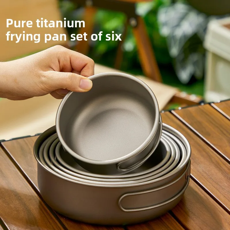 Titanium Outdoor Pot Set Picni - Camping Lightweight Cooking Pot recensione e prezzo