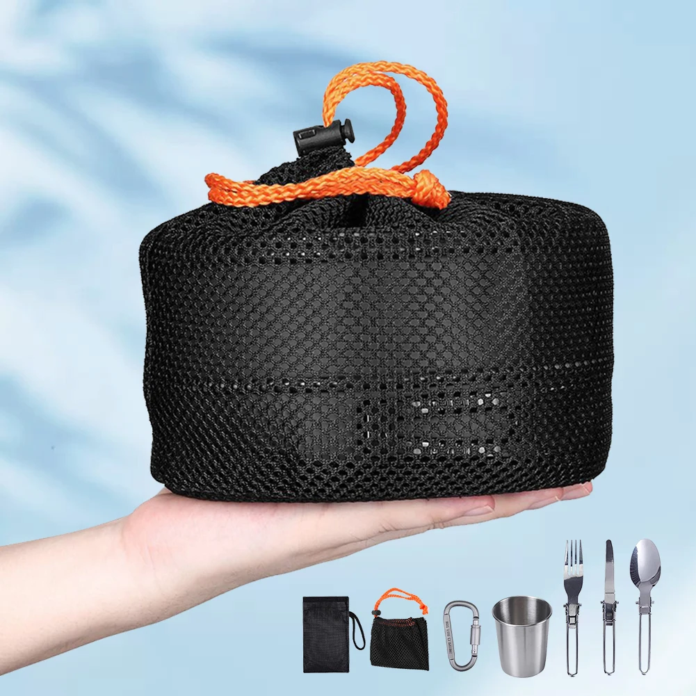 Camping Cookware Kit Kettle Po - Camping Lightweight Cooking Pot recensione e prezzo
