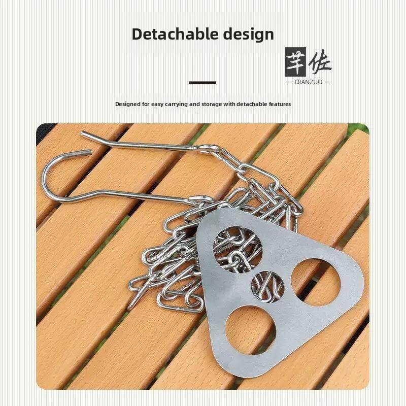 Stainless Steel Outdoor Campin - Camping Cooking Fire Pit recensione e prezzo