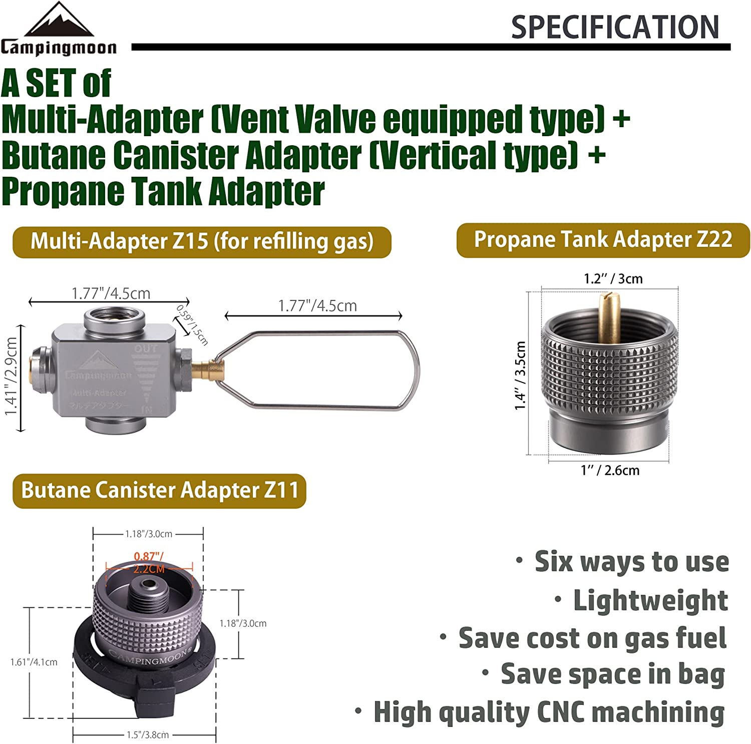 Gas Stove Adapter Gas Save wit - Camping Cooking Gas Stove recensione e prezzo