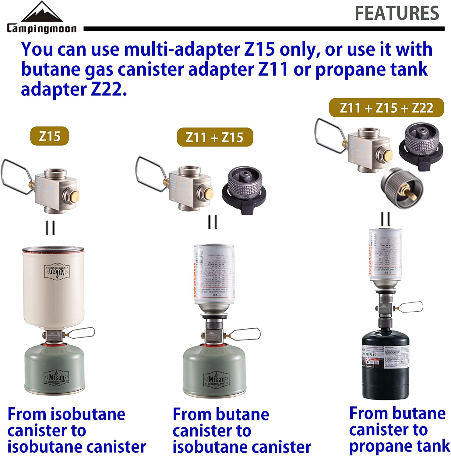 Gas Stove Adapter Gas Save wit - Camping Cooking Gas Stove recensione e prezzo