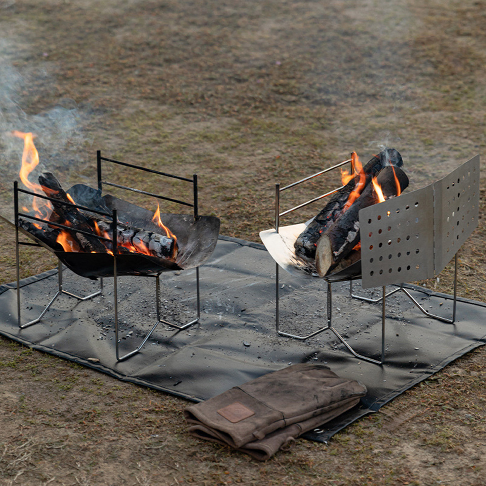 /Stainless /Steel /Foldable Bo - Camping Cooking Fire Pit recensione e prezzo