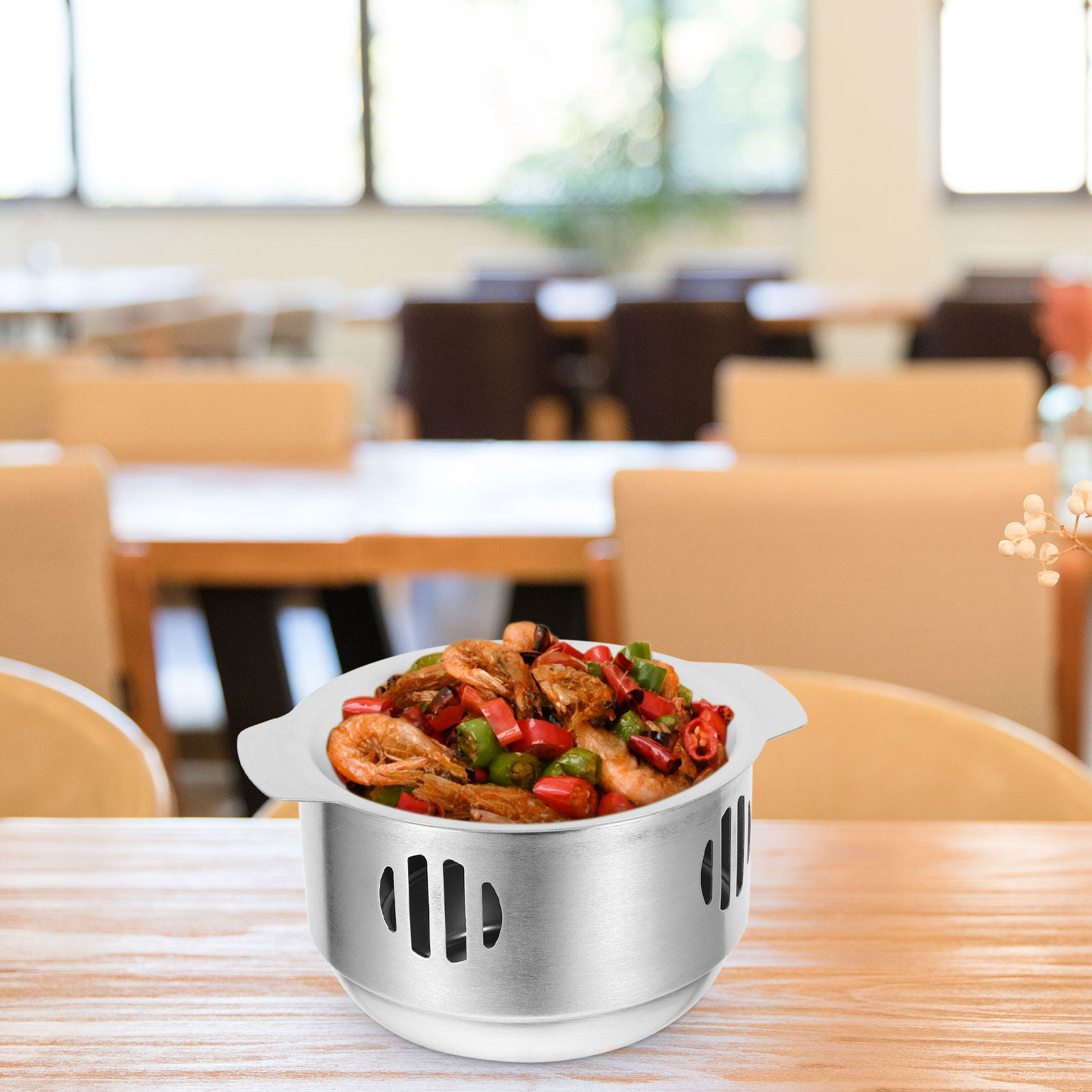 1Set Stainless Steel Cooking P - Camping Lightweight Cooking Pot recensione e prezzo