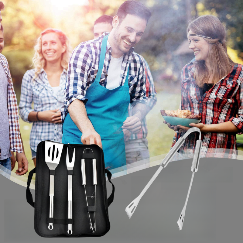 BBQ Tools Set Barbecue Utensil - Camping Cooking Bundle recensione e prezzo