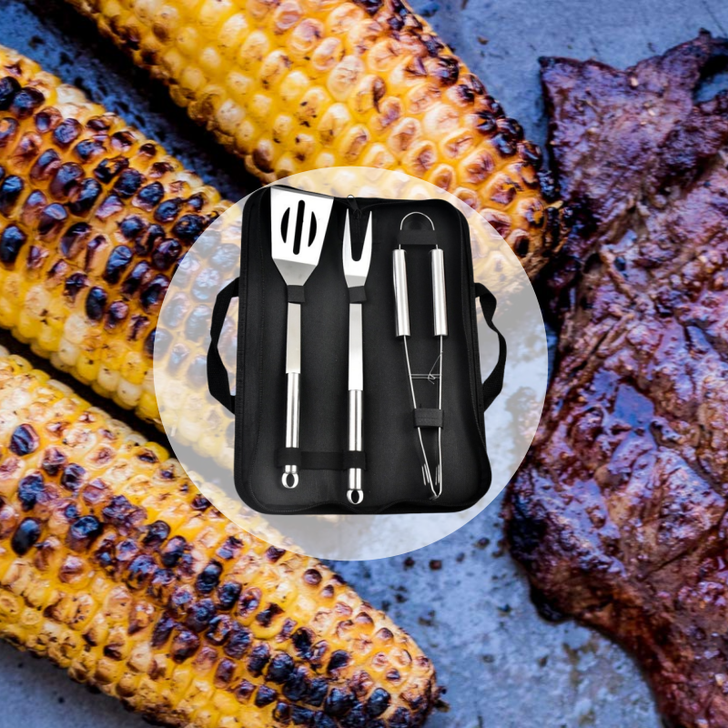 BBQ Tools Set Barbecue Utensil - Camping Cooking Bundle recensione e prezzo