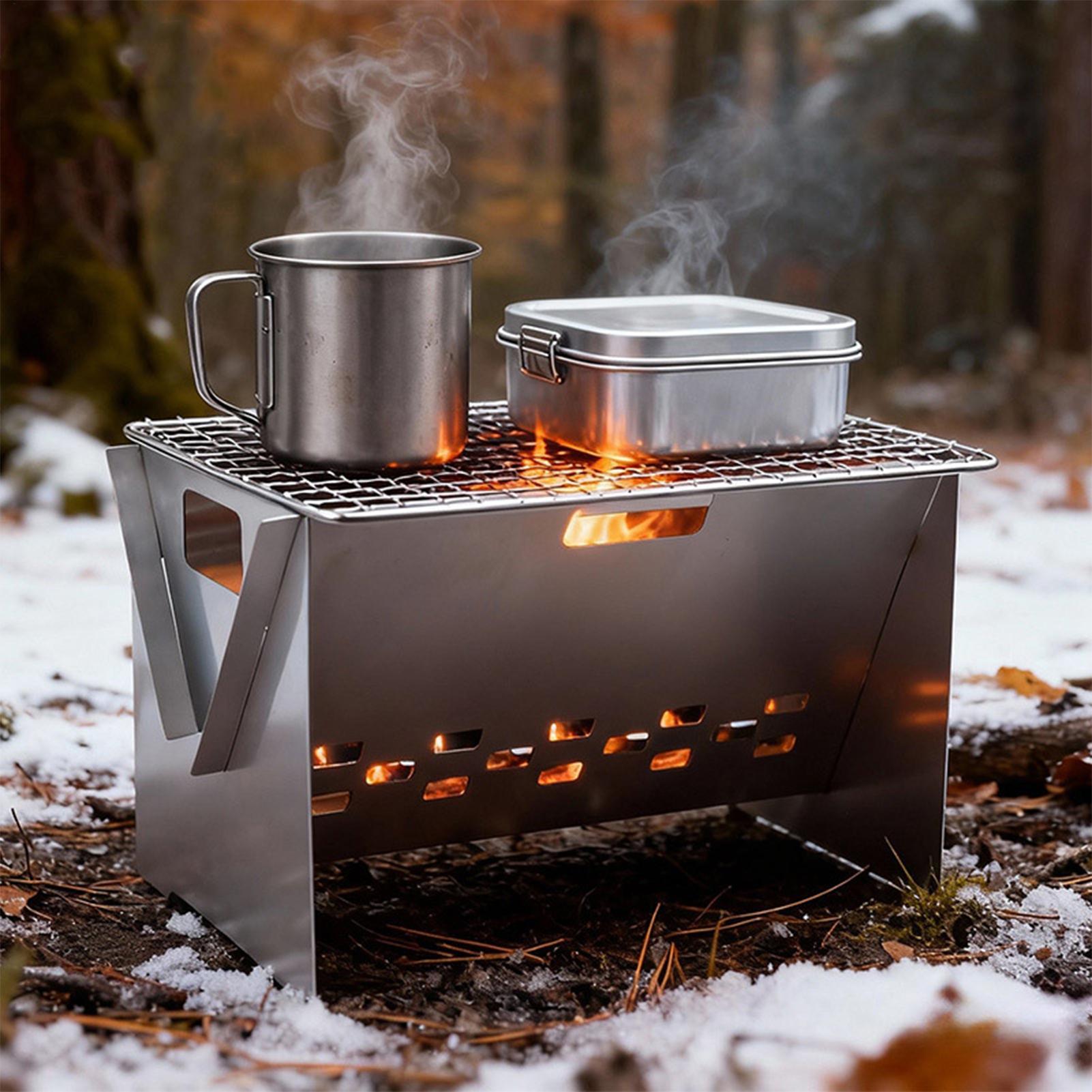 Foldable Portable Charcoal Gri - Camping Cooking Fire Pit recensione e prezzo