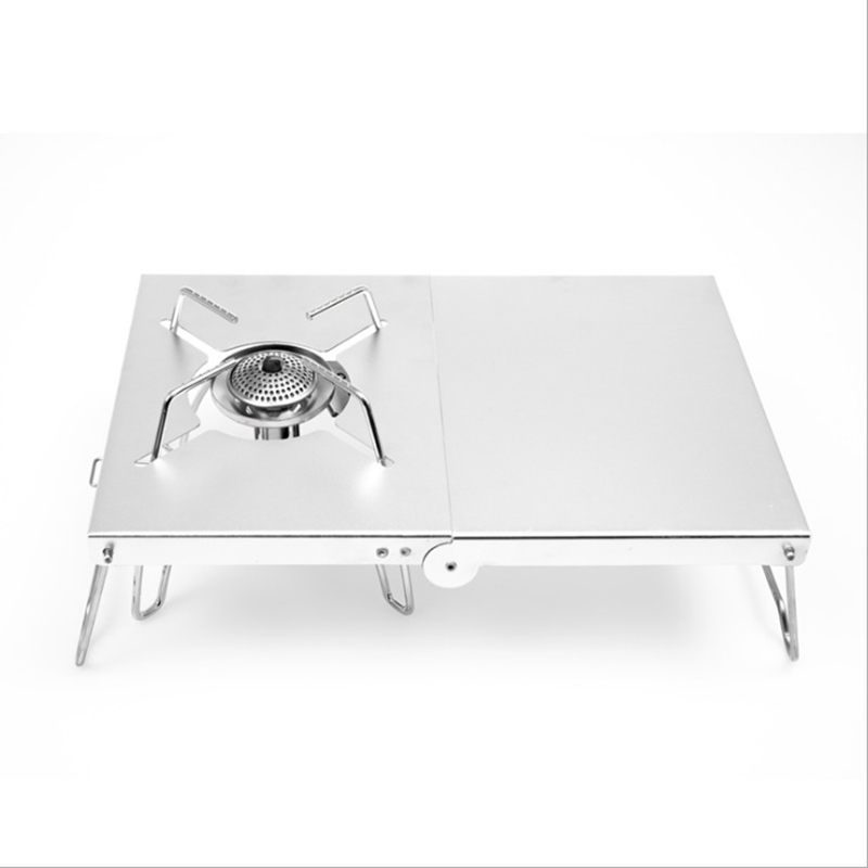 Camping Burner Stove Stand Tab - Camping Cooking Table With Windshield recensione e prezzo