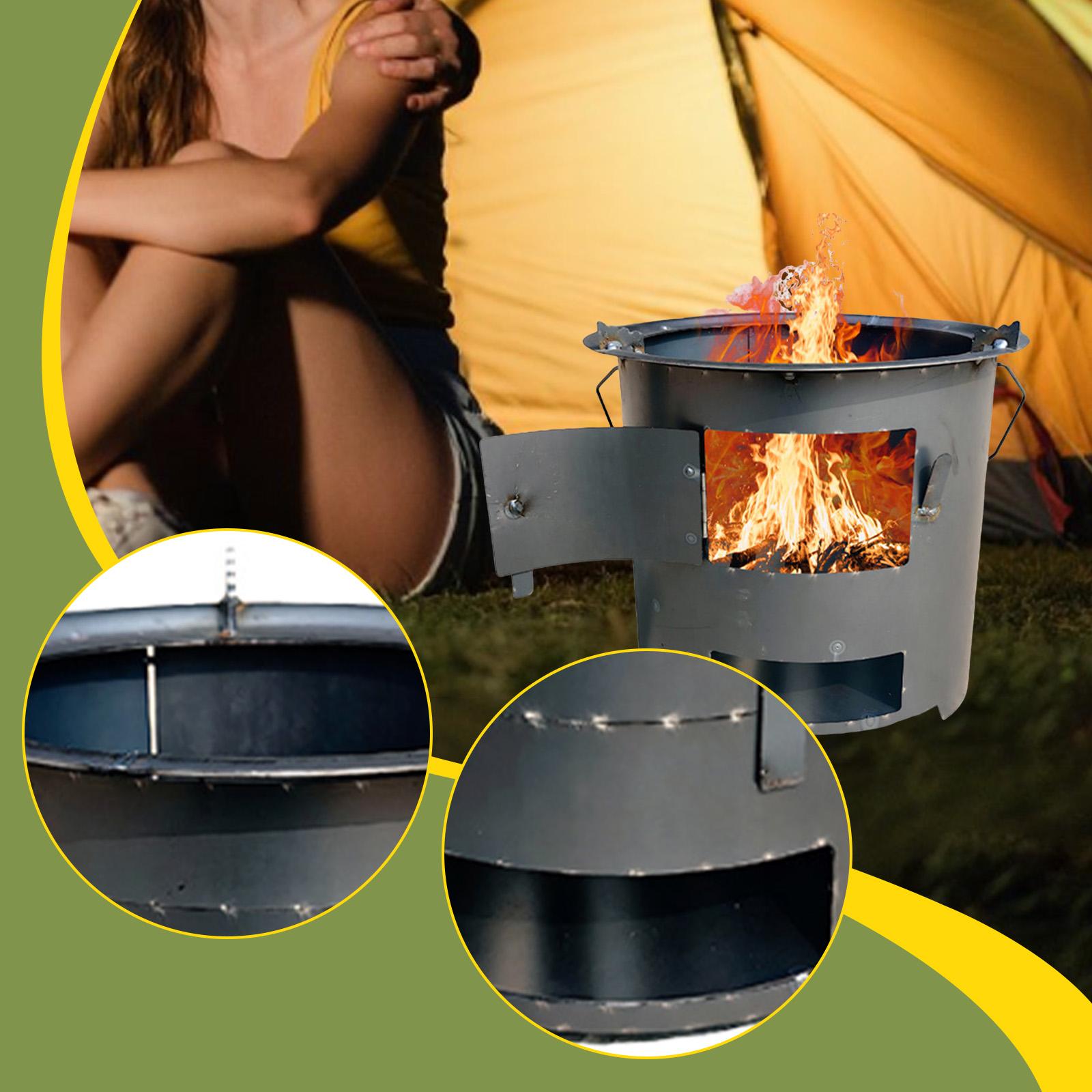 Wood Furnace Indoor Multipurpo - Camping Cooking Over Fire recensione e prezzo